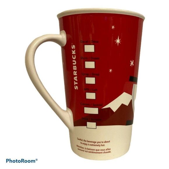Starbucks 2011 Tall Coffee Mug Christmas Holiday - Picture 2 of 4